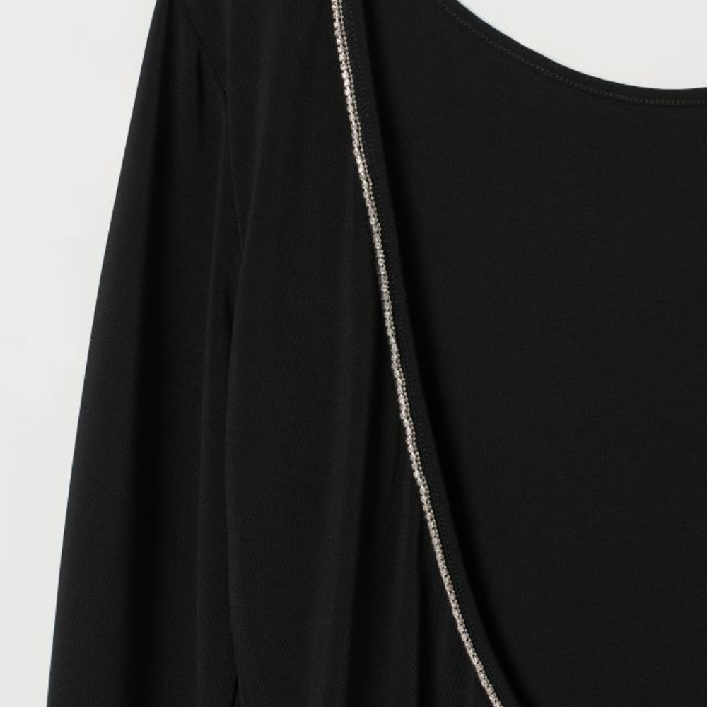 NWOT Rhinestone Bodysuit - Picture 2 of 4